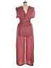 Max Studio Polka Dots Red Jumpsuit Size XL - photo 2