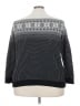 Talbots Outlet Houndstooth Gray Pullover Sweater Size 3X - photo 2
