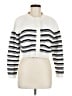 H&M 100% Baumwolle Stripes White Pullover Sweater Size M - photo 1