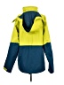 Patagonia 100% Polyester Color Block Yellow Raincoat Size M - photo 2