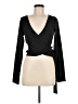 FLX Black Long Sleeve Top Size M - photo 1
