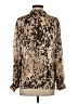 Judith & Charles 100% Polyester Metallic Gold Long Sleeve Blouse Size S - photo 2
