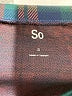 SO Plaid Blue Casual Skirt Size S - photo 4