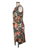 verse Print Gray Green Casual Dress Size XL - photo 5