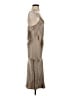 Babaton Metallic Silver Cocktail Dress Size S - photo 4