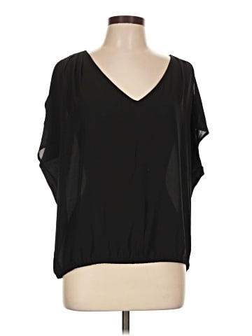 New York & Company Short Sleeve Blouse (view 1)