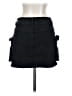 Lillusory Solid Black Denim Skirt Size M - photo 2
