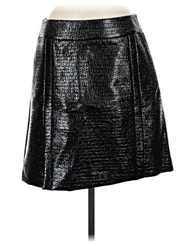 Akris Punto Faux Leather Skirt (view 1)
