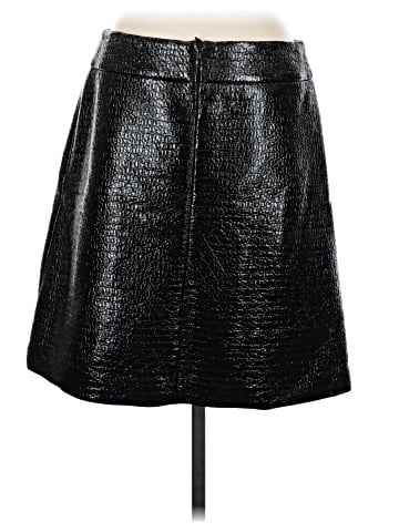 Akris Punto Faux Leather Skirt (view 2)