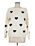 Essentiel Antwerp Hearts Ivory Pullover Sweater Size Med (2) - photo 1