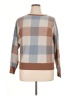 Cynthia Rowley TJX Checkered-gingham Brown Pullover Sweater Size XL - photo 1