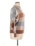Cynthia Rowley TJX Checkered-gingham Brown Pullover Sweater Size XL - photo 4