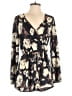 I. Joah 100% Polyester Floral Black Romper Size M - photo 1