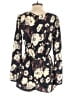 I. Joah 100% Polyester Floral Black Romper Size M - photo 2