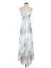 Assorted Brands 100% Nylon Floral White Casual Dress Size S - photo 1