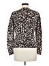 Old Navy Animal Print Ivory Long Sleeve Top Size M - photo 2