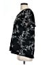 Funlingo Black Short Sleeve Blouse Size L - photo 5