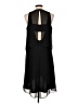 Trouve 100% Polyester Solid Black Casual Dress Size L - photo 2