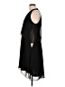 Trouve 100% Polyester Solid Black Casual Dress Size L - photo 5