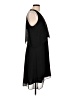 Trouve 100% Polyester Solid Black Casual Dress Size L - photo 4
