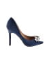 Badgley Mischka Blue Heels Size 5 1/2 - photo 1