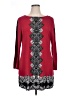 Style&Co Red Long Sleeve Blouse Size XL - photo 1