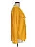 Ann Taylor LOFT 100% Polyester Yellow Long Sleeve Blouse Size M - photo 4