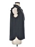 Ann Taylor LOFT 100% Polyester Black Sleeveless Blouse Size M - photo 4