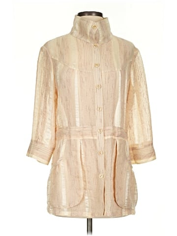 Flair 3/4 Sleeve Button-Down Shirt (view 1)