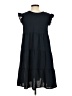 Unbranded 100% Polyester Solid Black Casual Dress Size S - photo 2