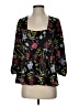 Dolan 100% Polyester Black 3/4 Sleeve Blouse Size S - photo 1