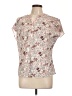 Blooming Jelly Floral Ivory Short Sleeve Blouse Size L - photo 1