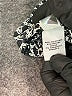 Diane von Furstenberg Animal Print Black Silver Jumpsuit Size 6 - photo 5