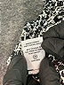 Diane von Furstenberg Animal Print Black Silver Jumpsuit Size 6 - photo 6