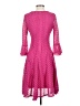 CHRIS McLaughlin 100% Polyester Hearts Pink Cocktail Dress Size 4 - photo 2