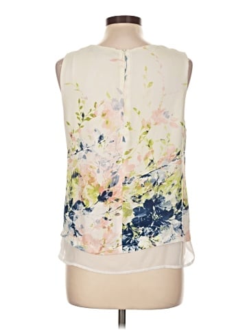 Rose + Olive Sleeveless Blouse (view 2)