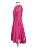 CHRIS McLaughlin 100% Polyester Hearts Pink Cocktail Dress Size 4 - photo 5