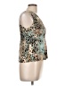 Kasper Teal Sleeveless Blouse Size 10 Petite - photo 4