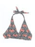 Unbranded Hearts Gray Orange Swimsuit Top Size L - photo 1