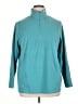 Lands' End 100% Polyester Teal Turtleneck Sweater Size 1X - photo 1