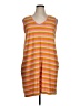 Toad & Co Stripes Orange Casual Dress Size XL - photo 1