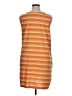 Toad & Co Stripes Orange Casual Dress Size XL - photo 2