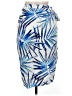 J Valdi 100% Rayon Tropical Blue Ivory Casual Skirt One size - photo 2