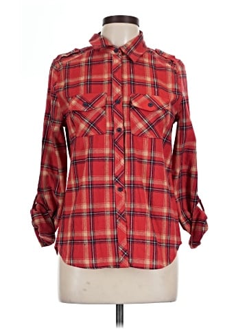 Love Tree Long Sleeve Button-Down Shirt (view 1)