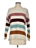 Maurices 100% Polyester Stripes Ivory Pullover Sweater Size S - photo 1