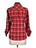 Love Tree Plaid Red Long Sleeve Button-Down Shirt Size L - photo 2