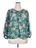 Torrid Green 3/4 Sleeve Blouse Size 2X Plus (2) - photo 1