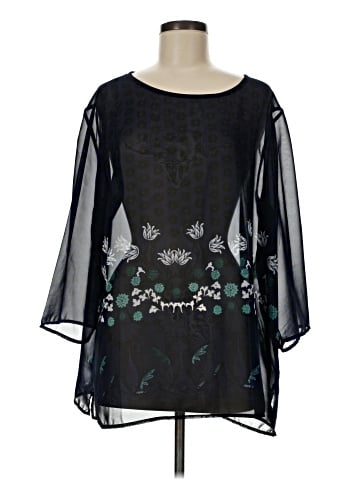Easywear by Chico's 3/4 Sleeve Blouse (view 1)