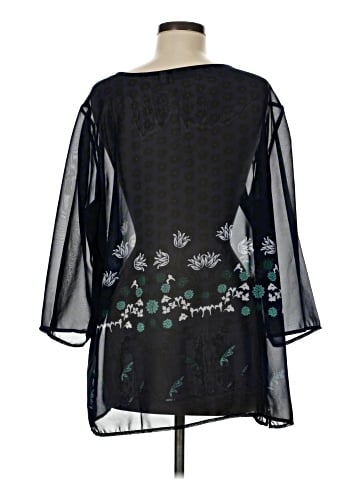 Easywear by Chico's 3/4 Sleeve Blouse (view 2)