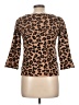 Tahari Animal Print Brown Pullover Sweater Size L - photo 2